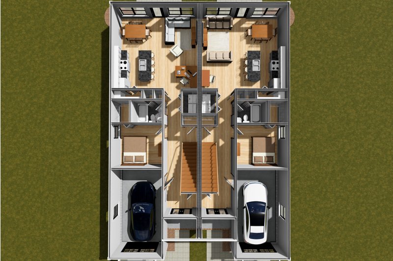 Architectural House Design - Floor Plan - Main Floor 1 for Cottage House Plan #513-2295 - 6 bed, 6 bath