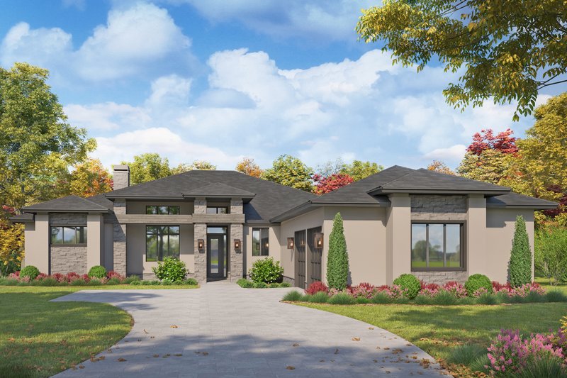 Home Plan - Craftsman Exterior - Front Elevation Plan #938-124