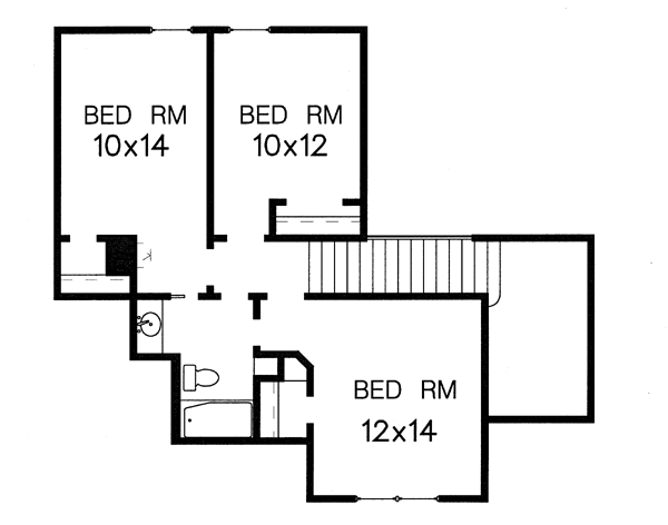 European Floor Plan - Upper Floor Plan #15-235