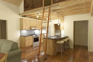 Interior - Kitchen for Barndominium House Plan #1099-9 - 2 bed, 3 bath