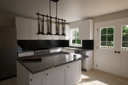 Craftsman Style House Plan - 3 Beds 2 Baths 1515 Sq/Ft Plan #1116-22 Exterior 
