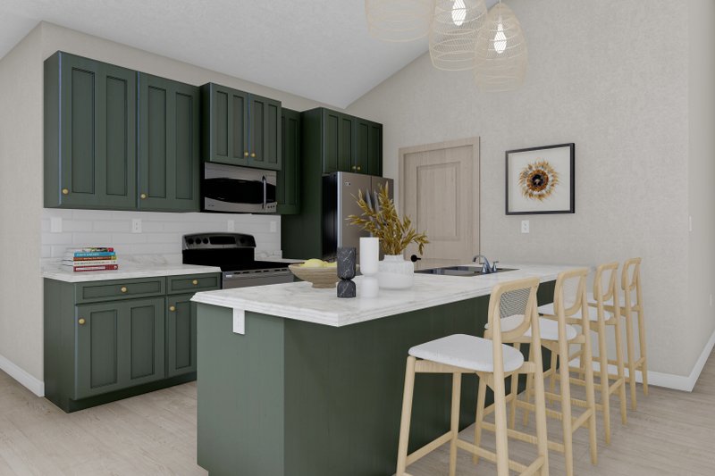 Home Plan - Interior - Kitchen 1 for Craftsman House Plan #1060-312 - 4 bed, 3 bath