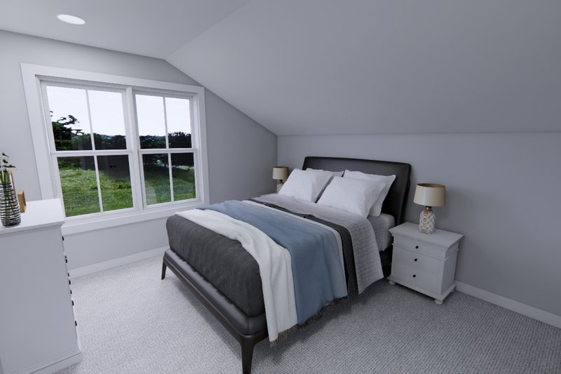 House Plan Design - Interior - Bedroom 3 for Farmhouse House Plan #51-1342 - 5 bed, 4 bath