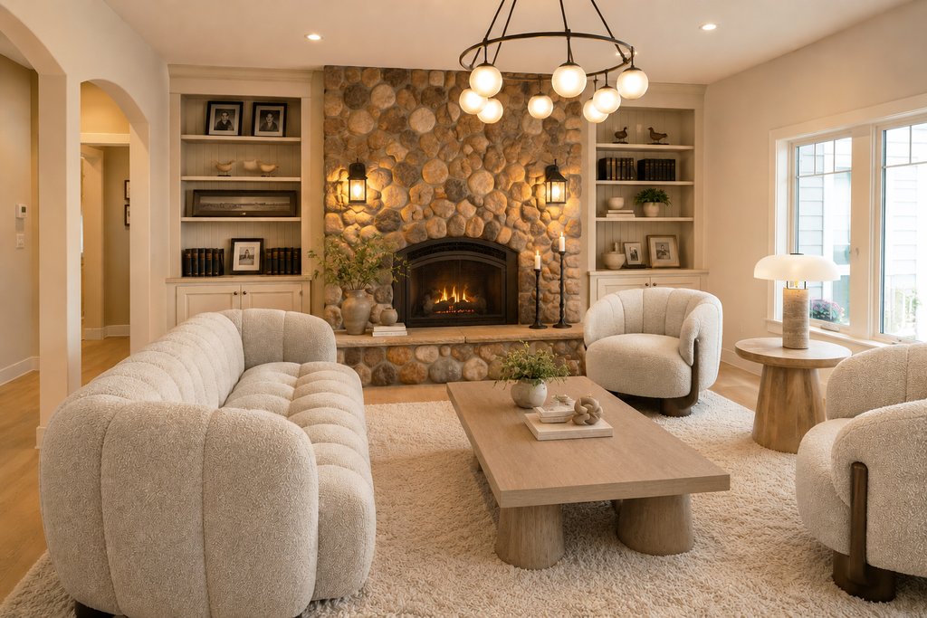 Interior - Family Room for Craftsman House Plan #928-21 - 5 bed, 4 bath