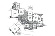 European Style House Plan - 5 Beds 5.5 Baths 6685 Sq/Ft Plan #310-354 