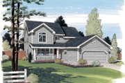 Traditional Style House Plan - 3 Beds 2.5 Baths 1800 Sq/Ft Plan #312-379 