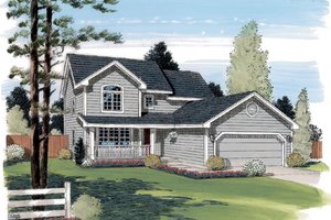 Traditional Exterior - Front Elevation Plan #312-379