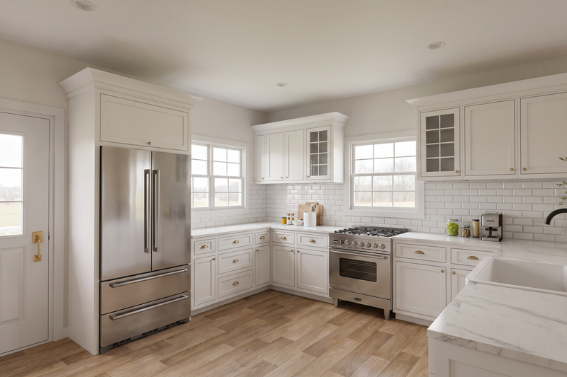 House Blueprint - Interior - Kitchen for Farmhouse House Plan #923-511 - 2 bed, 2 bath