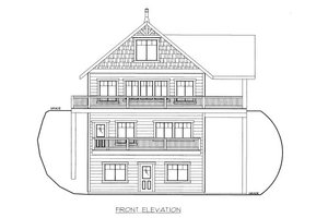 Bungalow Exterior - Front Elevation Plan #117-721