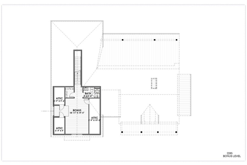 House Plan Design - Floor Plan - Upper Floor for Farmhouse House Plan #1069-28 - 3 bed, 2.5 bath