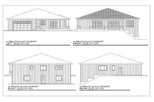Exterior - Other Elevation 2 for Cabin House Plan #124-854 - 3 bed, 2 bath