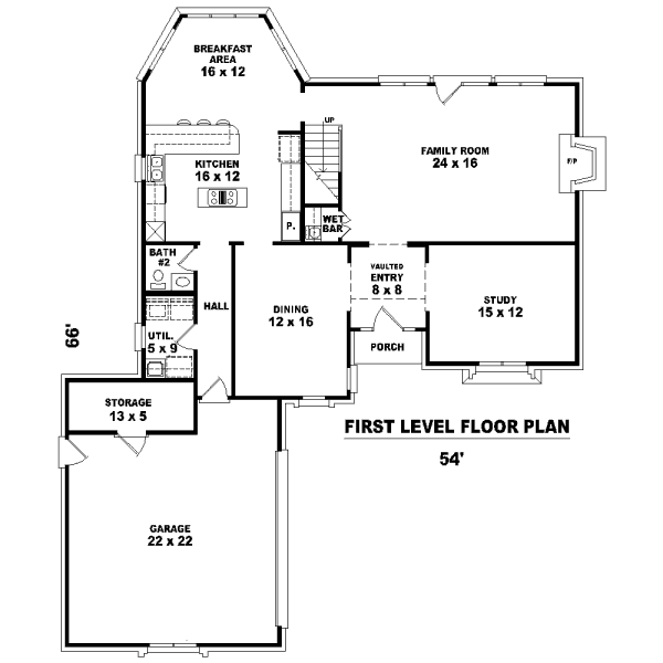European Floor Plan - Main Floor Plan #81-13889