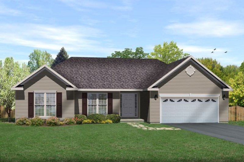 Home Plan - Traditional Exterior - Front Elevation Plan #22-465