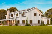 Farmhouse Style House Plan - 3 Beds 2 Baths 2577 Sq/Ft Plan #54-669 Exterior 