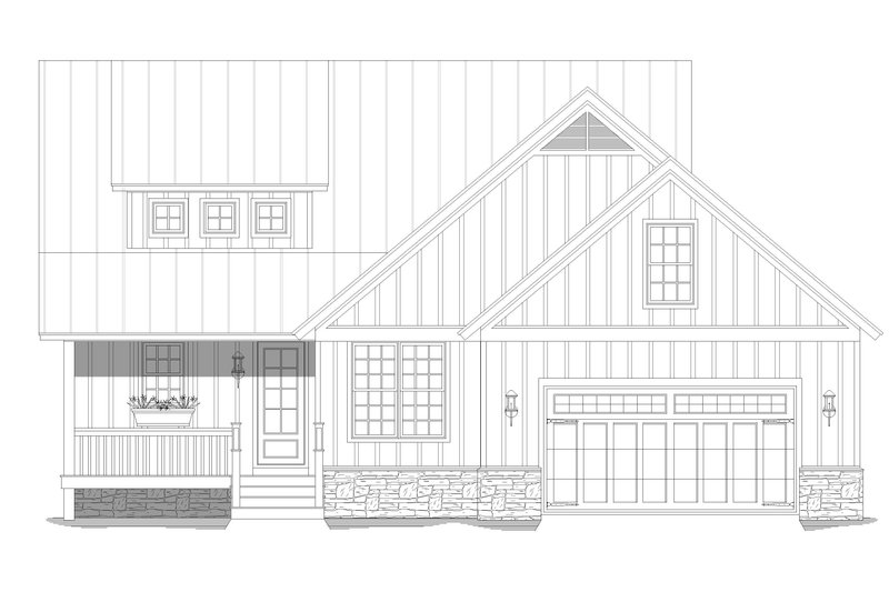 Architectural House Design - Exterior - Front Elevation 3 for Traditional House Plan #932-418 - 3 bed, 2.5 bath