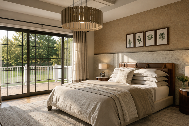 Architectural House Design - Interior - Master Bedroom 1 for Traditional House Plan #1064-502 - 7 bed, 4.5 bath