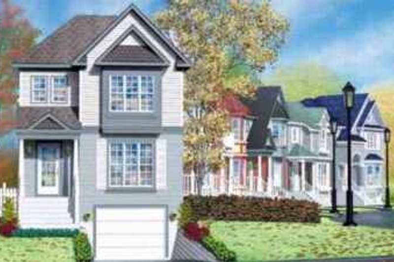 Dream House Plan - Traditional Exterior - Front Elevation Plan #25-251