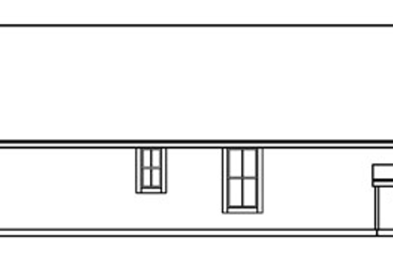 House Plan Design - Exterior - Other Elevation 1 for Ranch House Plan #124-720 - 3 bed, 2 bath