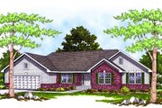 Traditional Style House Plan - 3 Beds 2.5 Baths 1859 Sq/Ft Plan #70-273 