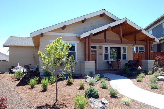Exterior - Front Elevation 3 for Craftsman House Plan #895-34 - 3 bed, 2 bath