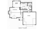 Traditional Style House Plan - 3 Beds 2.5 Baths 1376 Sq/Ft Plan #6-111 