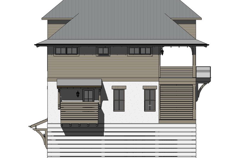 Dream House Plan - Exterior - Other Elevation 1 for Beach House Plan #901-156 - 5 bed, 4.5 bath
