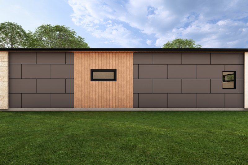 House Blueprint - Exterior - Other Elevation for Modern House Plan #1127-17 - 3 bed, 2.5 bath