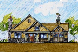 Craftsman Exterior - Front Elevation Plan #440-5