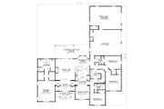 European Style House Plan - 4 Beds 3.5 Baths 2846 Sq/Ft Plan #17-649 