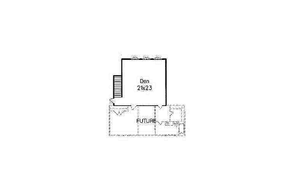 Floor Plan - Upper Floor for Classical House Plan #15-225 - 4 bed, 4.5 bath