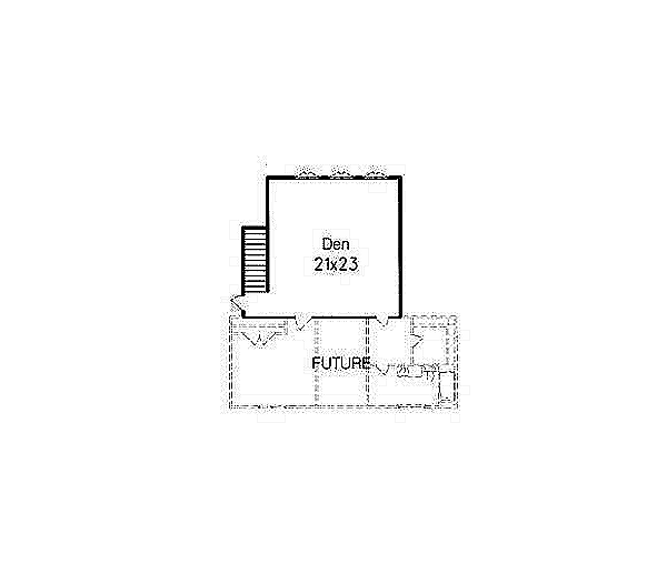 Classical Floor Plan - Upper Floor Plan #15-225
