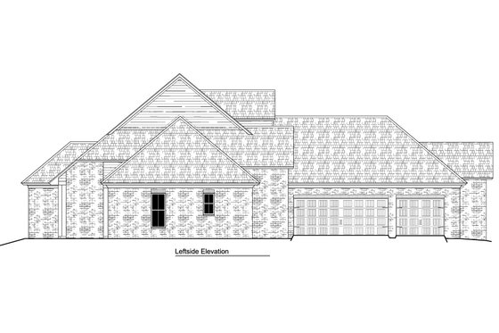Exterior - Other Elevation for Traditional House Plan #1081-24 - 4 bed, 3 bath
