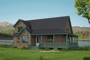 Country Exterior - Front Elevation Plan #932-874