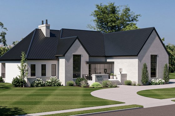 Exterior - Other Elevation 6 for Contemporary House Plan #455-798 - 3 bed, 2.5 bath