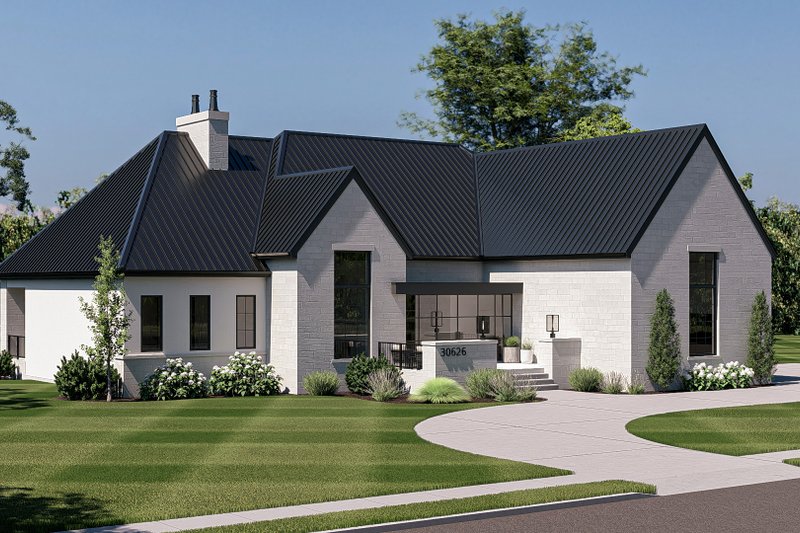 Architectural House Design - Exterior - Other Elevation 6 for Contemporary House Plan #455-798 - 3 bed, 2.5 bath