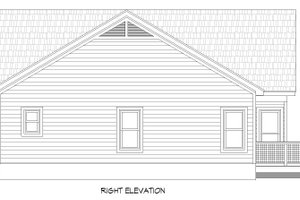 Exterior - Other Elevation for Country House Plan #932-396 - 2 bed, 2 bath