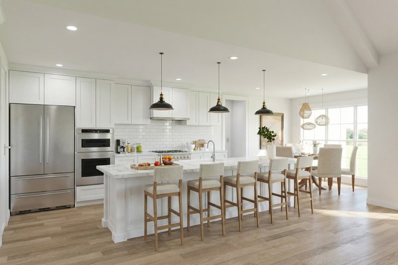 House Blueprint - Interior - Kitchen for Farmhouse House Plan #923-469 - 3 bed, 3 bath