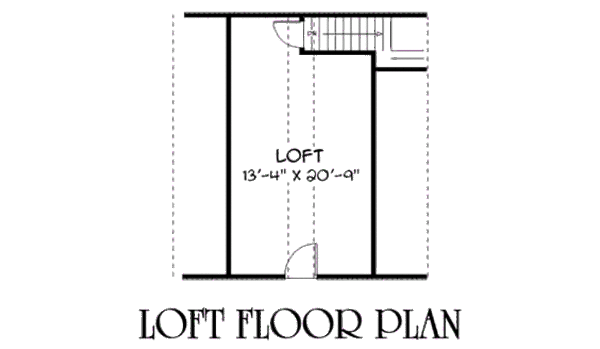 Traditional Floor Plan - Upper Floor Plan #75-195