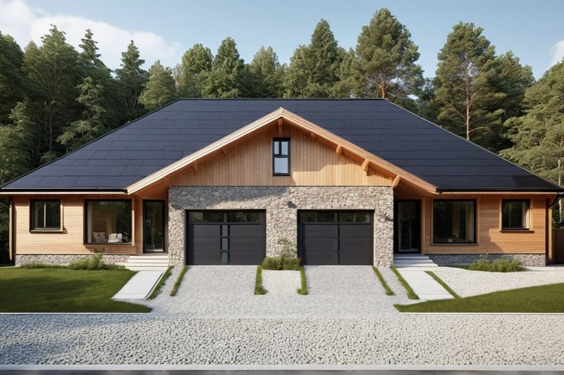 Craftsman Style House Plan - 2 Beds 2 Baths 1010 Sq/Ft Plan #112-254