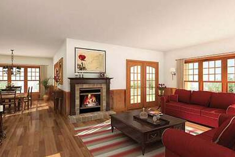 House Plan Design - Living Area