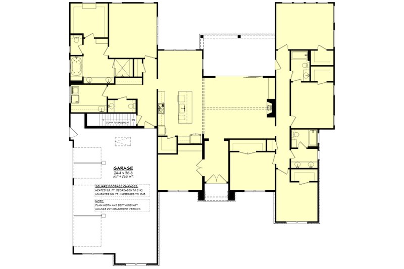 Dream House Plan - Floor Plan - Other Floor for Farmhouse House Plan #430-295 - 5 bed, 3.5 bath