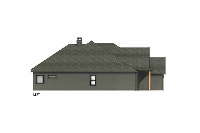 Architectural House Design - Exterior - Other Elevation for Craftsman House Plan #1096-109 - 4 bed, 2 bath
