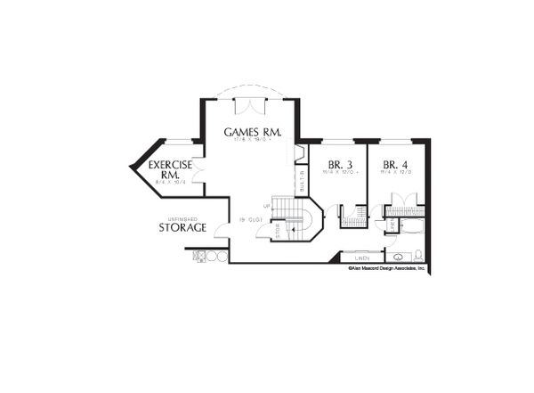 House Plan Design - Floor Plan - Upper Floor Plan #48-604