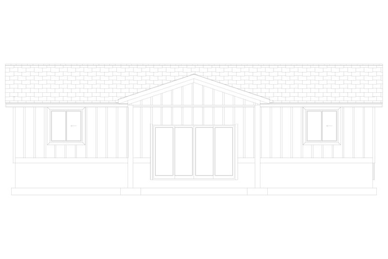 Home Plan - Exterior - Other Elevation 1 for Traditional House Plan #1060-202 - 1 bed, 1.5 bath