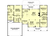 Country Style House Plan - 3 Beds 2 Baths 1834 Sq/Ft Plan #430-83 