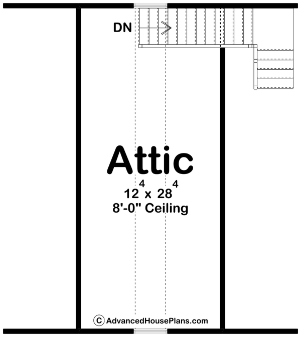 Home Plan - Modern Floor Plan - Upper Floor Plan #455-514