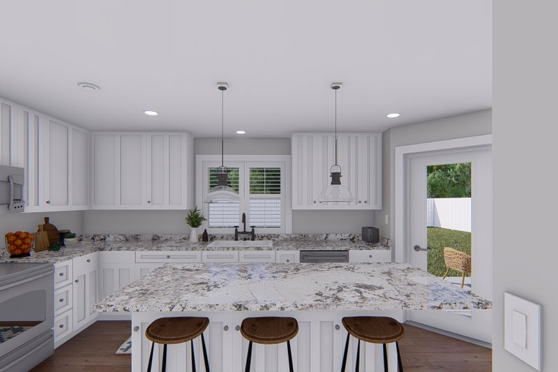 Architectural House Design - Interior - Kitchen for Traditional House Plan #1060-138 - 4 bed, 2.5 bath