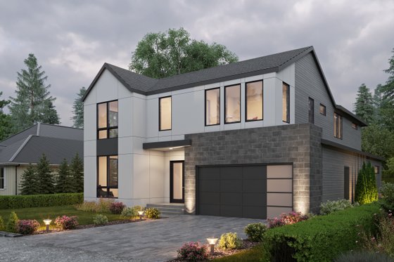 Exterior - Other Elevation for Contemporary House Plan #1066-176 - 5 bed, 4.5 bath