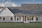 Farmhouse Style House Plan - 3 Beds 2 Baths 1816 Sq/Ft Plan #21-542 Exterior 