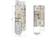 Modern Style House Plan - 2 Beds 2.5 Baths 1502 Sq/Ft Plan #51-1311 